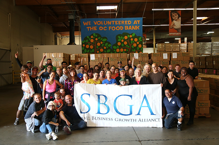 Team SBGA at OC Food Bank