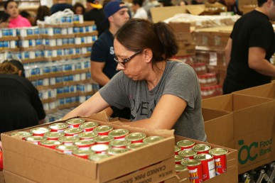 Team SBGA at OC Food Bank